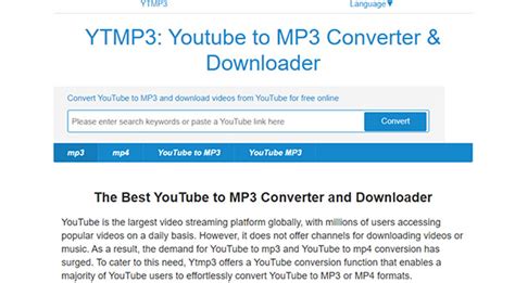 youtube to mp3 music converter - ytmp3